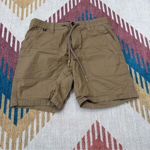 Roark Layover Utility Shorts Brown Ripstop Drawstring Utility Outdoor Mens Sz 32